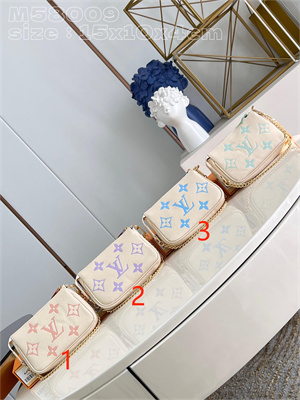 L.V Mini Pochette Accessories Monogram Empreinte M58009(3 colors)