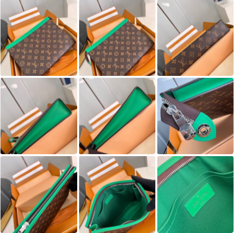 L.V Pochette Voyage MM Monogram Canvas M61692 (7 colors)