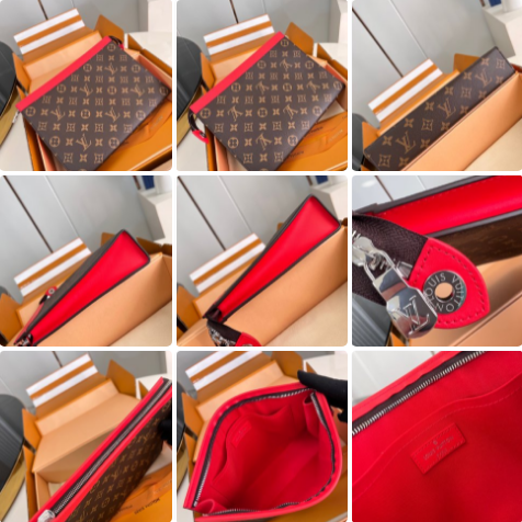 L.V Pochette Voyage MM Monogram Canvas M61692 (7 colors)