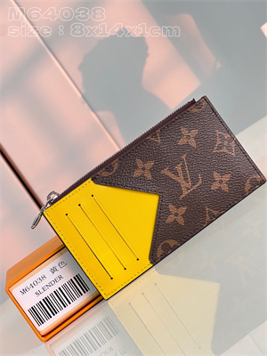 L.V Coin Card Holder Monogram Canvas M64038(7 Colors)