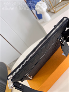 L.V Takeoff Pouch Damier Infini Leather Black N40504