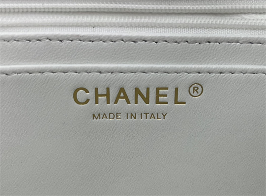 Cha.nel Mini Classic Flap Bag Tweed Gold Tone Metal Colorful A01116