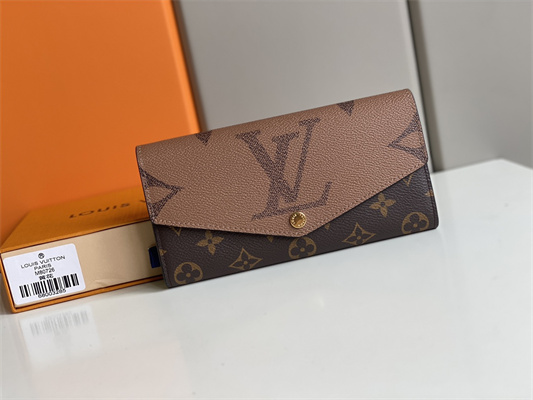 L.V Sarah Wallet Monogram Canvas M80726