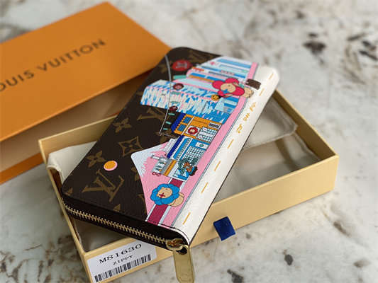 L.V Zippy Wallet Vivienne Holidays Monogram Canvas M81630