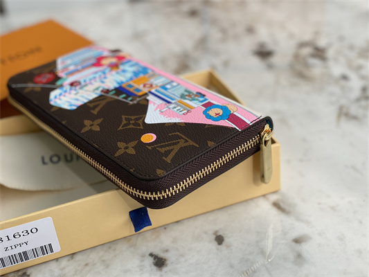 L.V Zippy Wallet Vivienne Holidays Monogram Canvas M81630