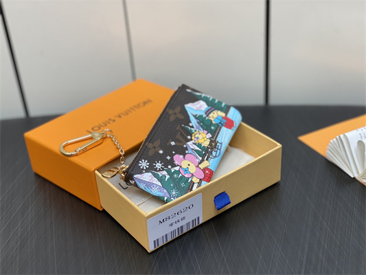 L.V Key Pouch Vivienne Holidays Monogram Canvas M82620