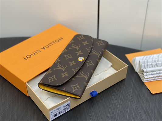 L.V Emilie Wallet Monogram Canvas Yellow M82919