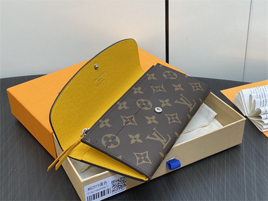 L.V Emilie Wallet Monogram Canvas Yellow M82919