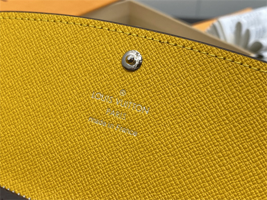 L.V Emilie Wallet Monogram Canvas Yellow M82919
