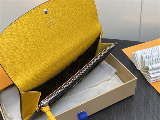 L.V Emilie Wallet Monogram Canvas Yellow M82919
