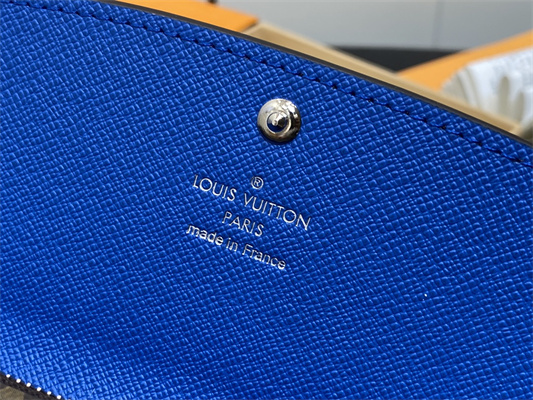 L.V Emilie Wallet Monogram Canvas Blue M82919
