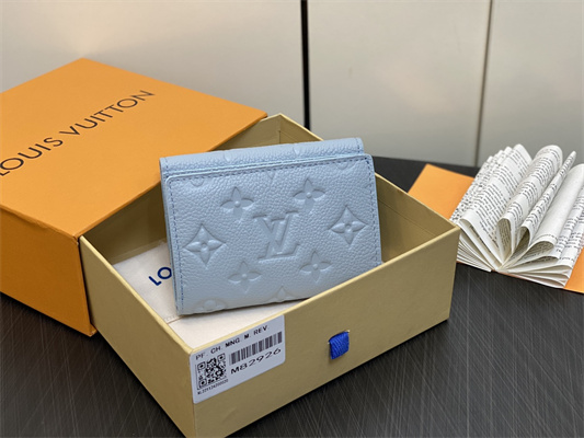 L.V Pochette Metis Compact Wallet Monogram Empreinte Blue M82926