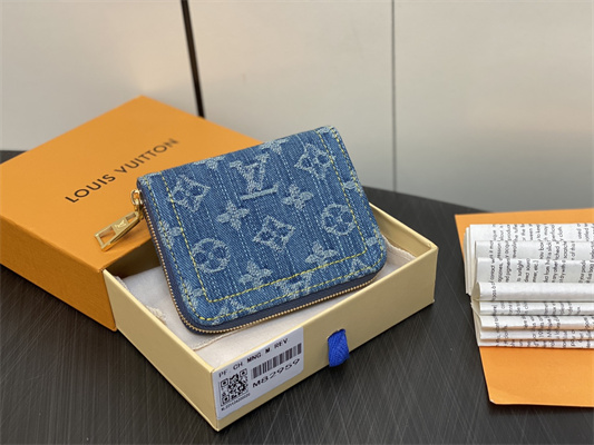 L.V Remix Zippy Coin Purse Monogram Denim M82957