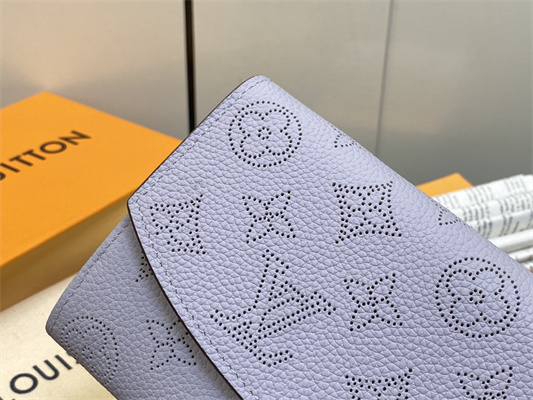 L.V IRIS Wallet Monogram Leather Lilac M82456