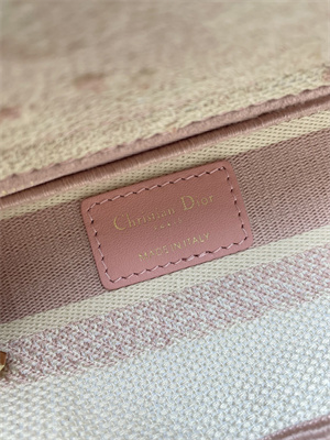 CD Medium Lady Di.or D-Lite Bag Toile de Jouy Embroidery Rose Des Vents