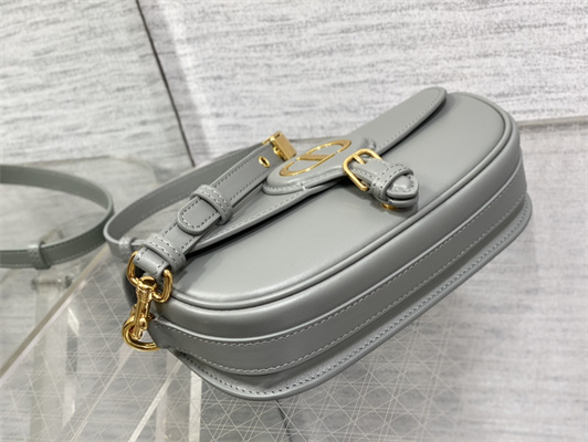 CD Di.or Bobby East-West Bag Box Calfskin Grey