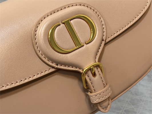 CD Di.or Bobby East-West Bag Box Calfskin Rose Des Vents