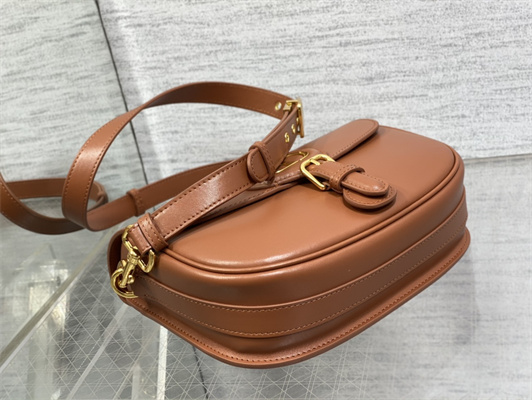 CD Medium Di.or Bobby Bag Box Calfskin Caramel