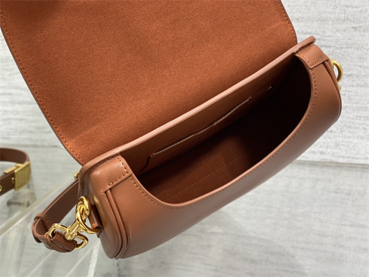 CD Medium Di.or Bobby Bag Box Calfskin Caramel