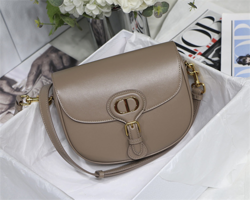 CD Medium Di.or Bobby Bag Box Calfskin Warm Taupe