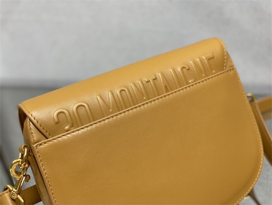 CD Medium Di.or Bobby Bag Box Calfskin Amber