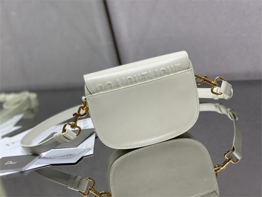 CD Small Di.or Bobby Bag Box Calfskin Latte