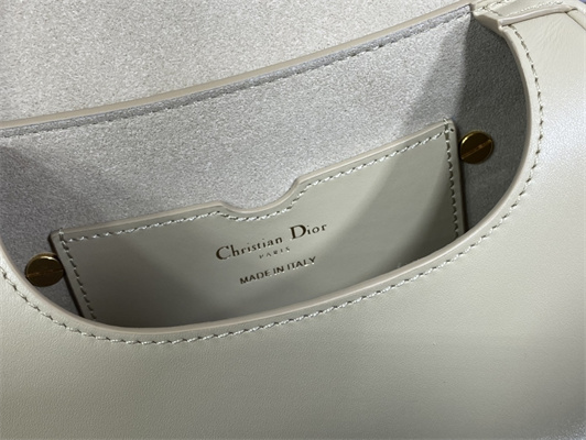 CD Small Di.or Bobby Bag Box Calfskin Sand-Colored