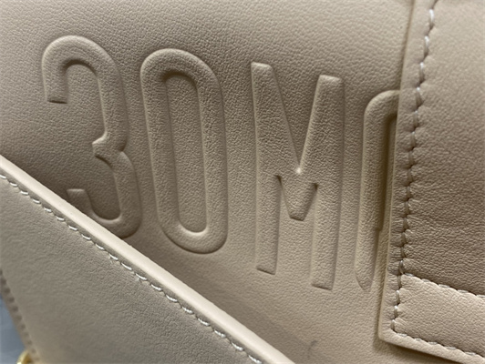 CD 30 Montaigne East-West Bag With Chain Nude Calfskin