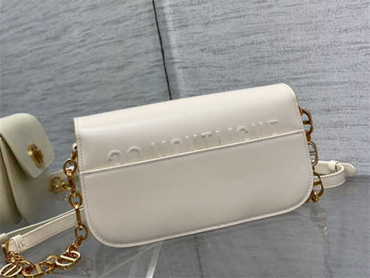 CD 30 Montaigne Avenue Bag Box Calfskin Dusty Ivory