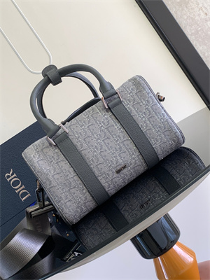 Di.or Lingot 26 Shoulder Bag Grey Oblique Jacquard