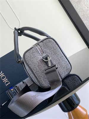 Di.or Lingot 26 Shoulder Bag Grey Oblique Jacquard