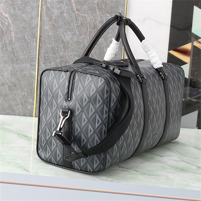 Di.or Lingot 50 Travel Bag Black CD Diamond Canvas