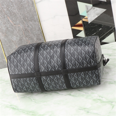 Di.or Lingot 50 Travel Bag Black CD Diamond Canvas