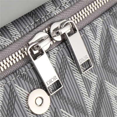 Di.or Lingot 50 Travel Bag Grey CD Diamond Canvas