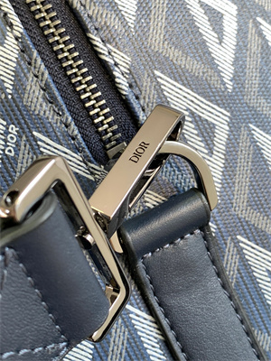 Di.or Lingot 50 Travel Bag Navy Blue CD Diamond Canvas