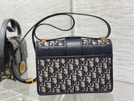 CD 30 Montaigne Bag Blue Oblique Jacquard