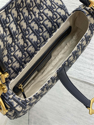 CD Saddle Bag Oblique Jacquard Blue Color
