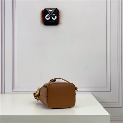 Fen.di MON TRESOR Brown Leather Mini Bag