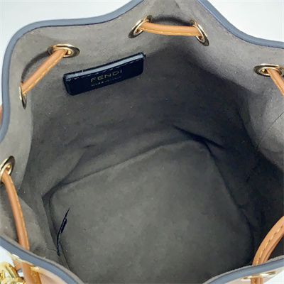 Fen.di MON TRESOR Brown Leather Mini Bag