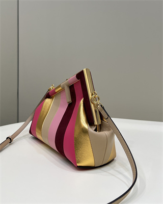 Fen.di FIRST SMALL Multicolor Leather Bag