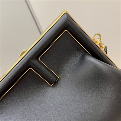Fen.di FIRST SMALL Black Leather Bag