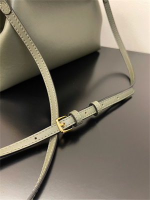 Fen.di FIRST SMALL Dk Green Leather Bag