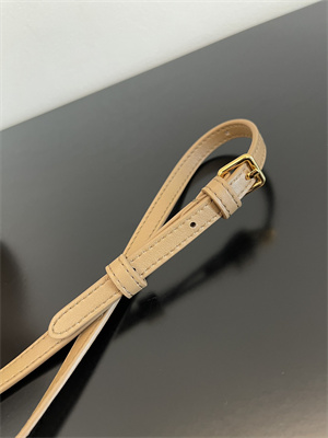 Fen.di FIRST SMALL Beige Leather Bag With Exotic Details