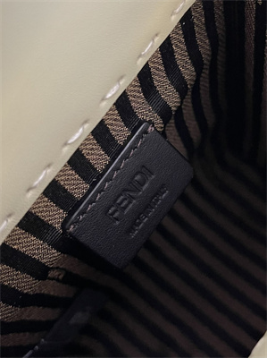 Fen.di MINI SUNSHINE SHOPPER Pale Green Leather