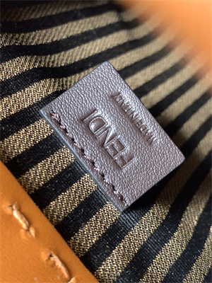 Fen.di MINI SUNSHINE SHOPPER Brown Leather