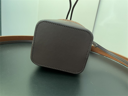 Fen.di MON TRESOR Brown FF Fabric Mini Bag