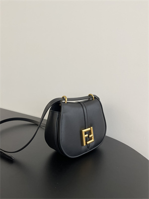 Fen.di C’mon Mini Black Leather Bag