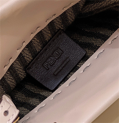 Fen.di MINI SUNSHINE SHOPPER Pink Leather