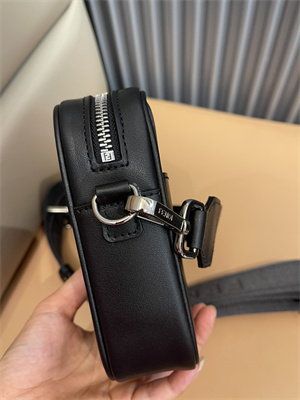 Fen.di CAMERA Case Grey FF Canvas and Leather