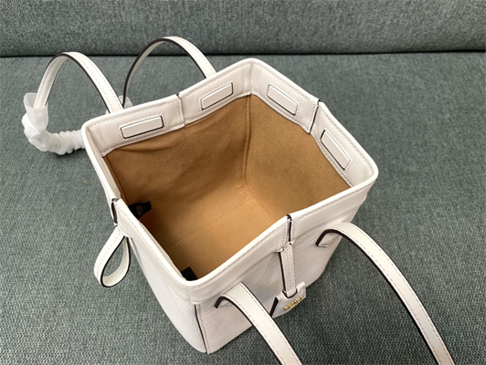 Fen.di ORIGAMI Mini White Leather Bag That Can be Transformed